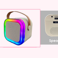 Mini Karaoke Machine for Kids Adults | Portable Bluetooth Karaoke Speaker with Mic for Kids Teens Adults, Ideal Gifts for Girls Boys Birthday Holiday Home Party