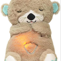 Portable Plush Baby Toy with Music, Sounds, Lights and Breathing Motion, Breathing Toy Teddy Bear with Lights | Gift for Kids | Size 30cm