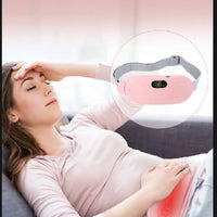 Menstrual Heating Pad Massager | Period Pain Relief Device | Portable Cordless Period Pain Relief | Backpain & Stomach Pain Relief Massager | Period Pain Relief Belt | Menstrual Heating Pad for Girls Cramps