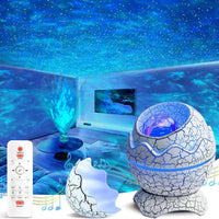 Galaxy Projector Light for Bedroom Star Projector Dinosaur Egg Night Lights for Kids Room with White Noise Bluetooth Speaker Timer and Remote Room Decor Gifts for Girls Boys Birthday.