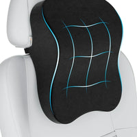 Foam Premium Car Neck Rest Pillow: Comfortable Pillows - Enhance Your Driving Experience With Our Pillow For Seats Perfect Support Long Journeys, Medium, Black
