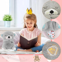 Portable Plush Baby Toy with Music, Sounds, Lights and Breathing Motion, Breathing Toy Teddy Bear with Lights | Gift for Kids | Size 30cm