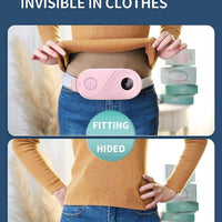 Menstrual Heating Pad Massager | Period Pain Relief Device | Portable Cordless Period Pain Relief | Backpain & Stomach Pain Relief Massager | Period Pain Relief Belt | Menstrual Heating Pad for Girls Cramps