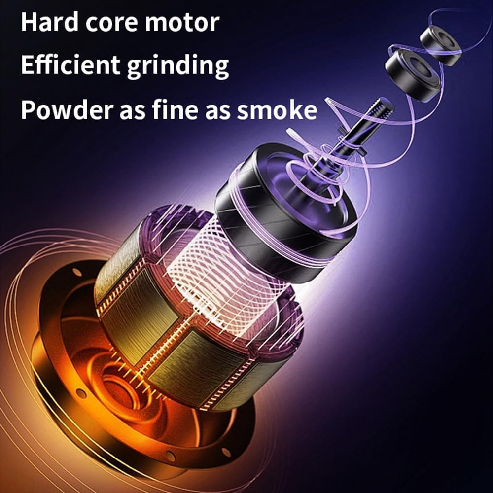 Portable Electric Coffee Grinder Spice & Coffee Bean Grinder | 300W Stainless Steel 4 Blade Mixer Grinder for Masala & Herb | for Dry Item,Push Button Control Durable 304 Stainless Steel