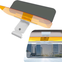 Car Sun Visor Two-Sided Anti-Glare Visor 2 in 1 Automobile Sun Anti-UV Anti-Dazzle High Definition Sunshade Mirror Goggle Shield Car Windshield Sun Visor, Sun Glare Snow Blindness UV Rays