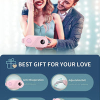 Menstrual Heating Pad Massager | Period Pain Relief Device | Portable Cordless Period Pain Relief | Backpain & Stomach Pain Relief Massager | Period Pain Relief Belt | Menstrual Heating Pad for Girls Cramps