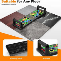Fit beast Push Up Bars Fitness Equipment 9 In 1 Pushup Board