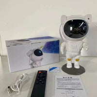 Astronaut Galaxy Projector with Remote Control - 360° Adjustable Timer Kids Astronaut Nebula Night Light, for Gifts, Baby Adults Bedroom, Gaming Room, Home and Party (Corded Electric)