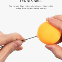 Toy Imagine Deluxe Ping Pong Training Set Improve Your Table Tennis Skills at Home with Two Professional Grade peddles, 4 Ball, 1 Flexible Rod & Ping Pong Training Metal Base